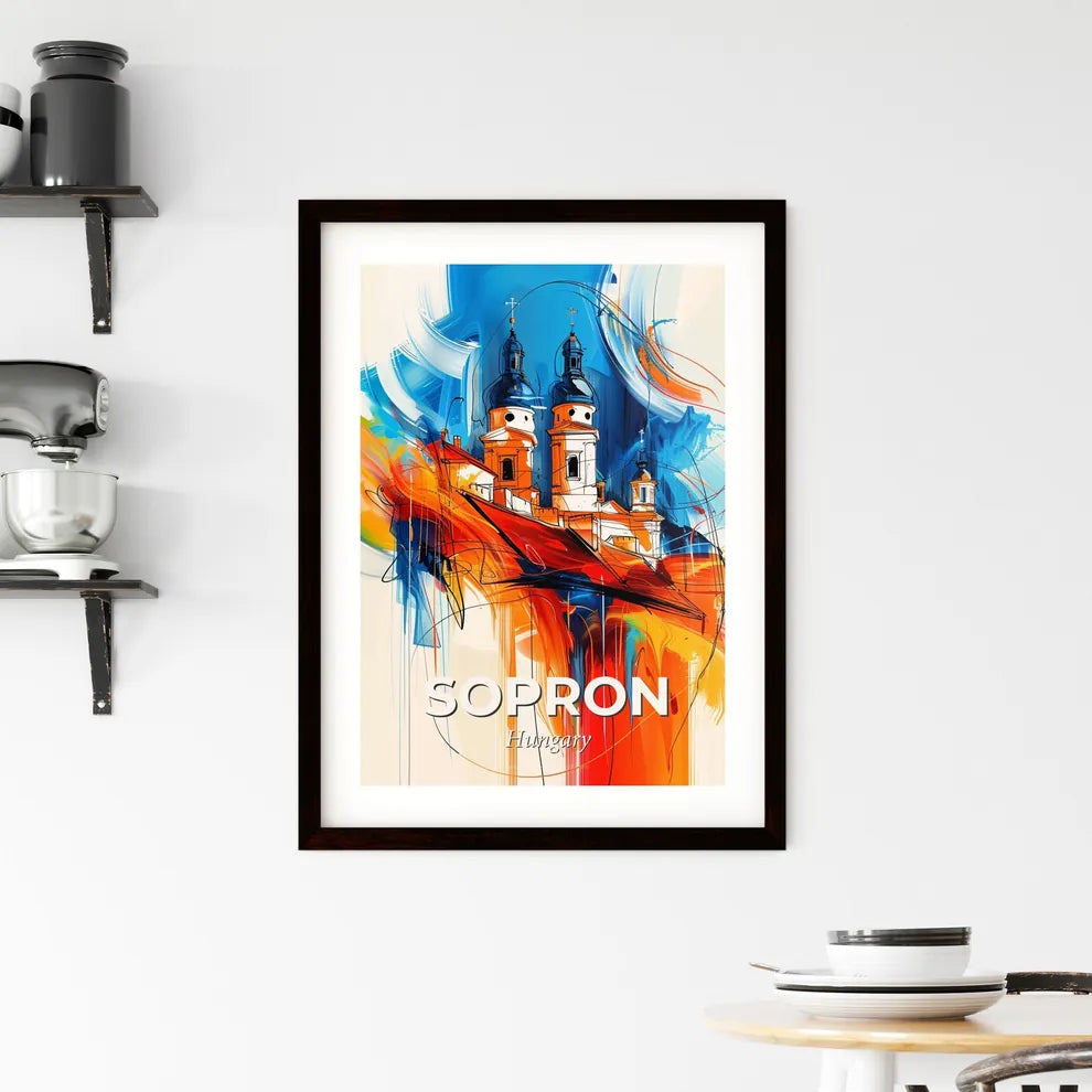 Vibrant Sopron, Hungary Framed Print