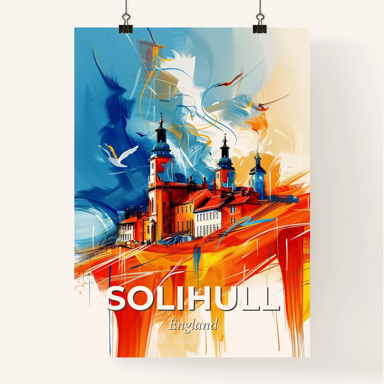Vibrant Solihull, England Poster