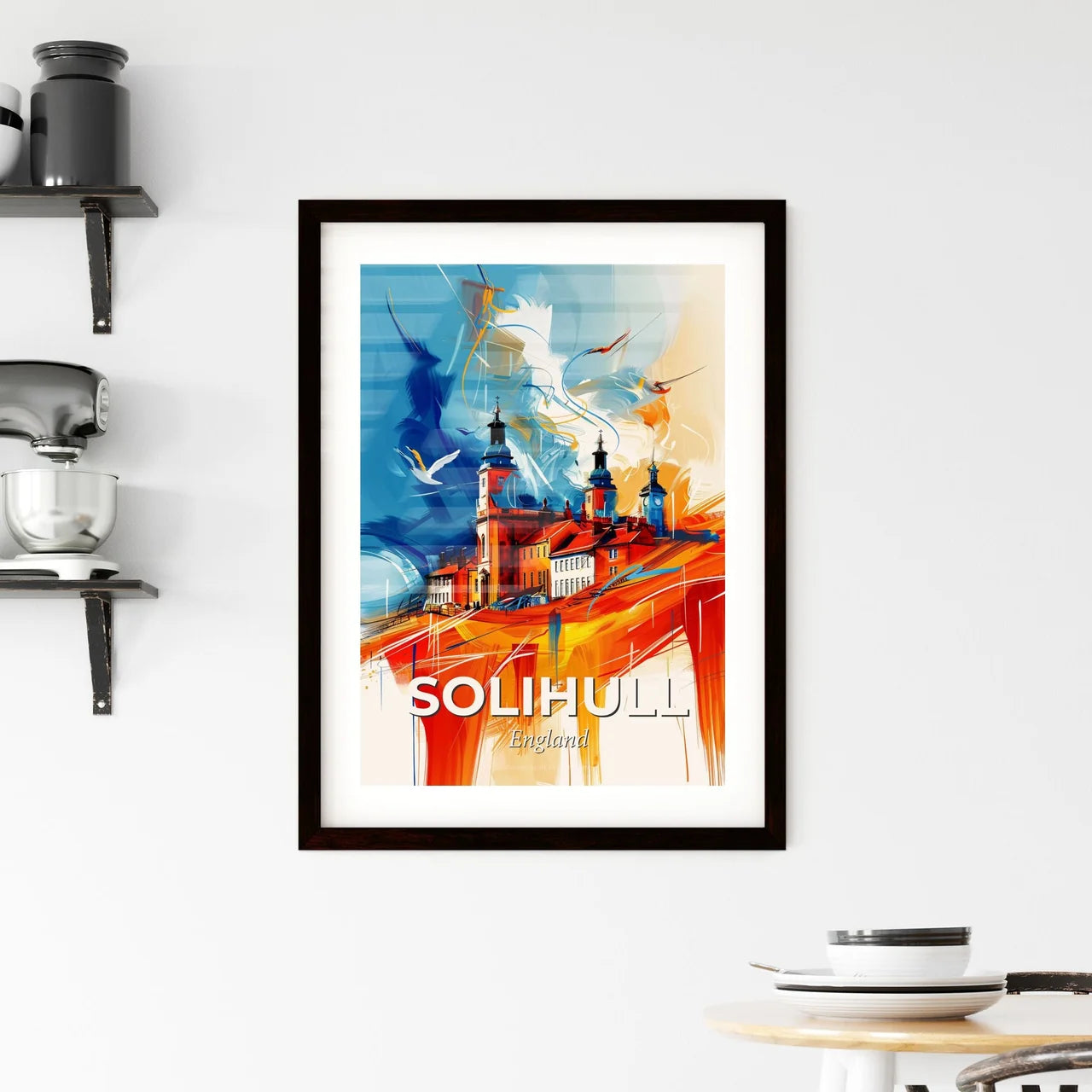 Vibrant Solihull, England Framed Print