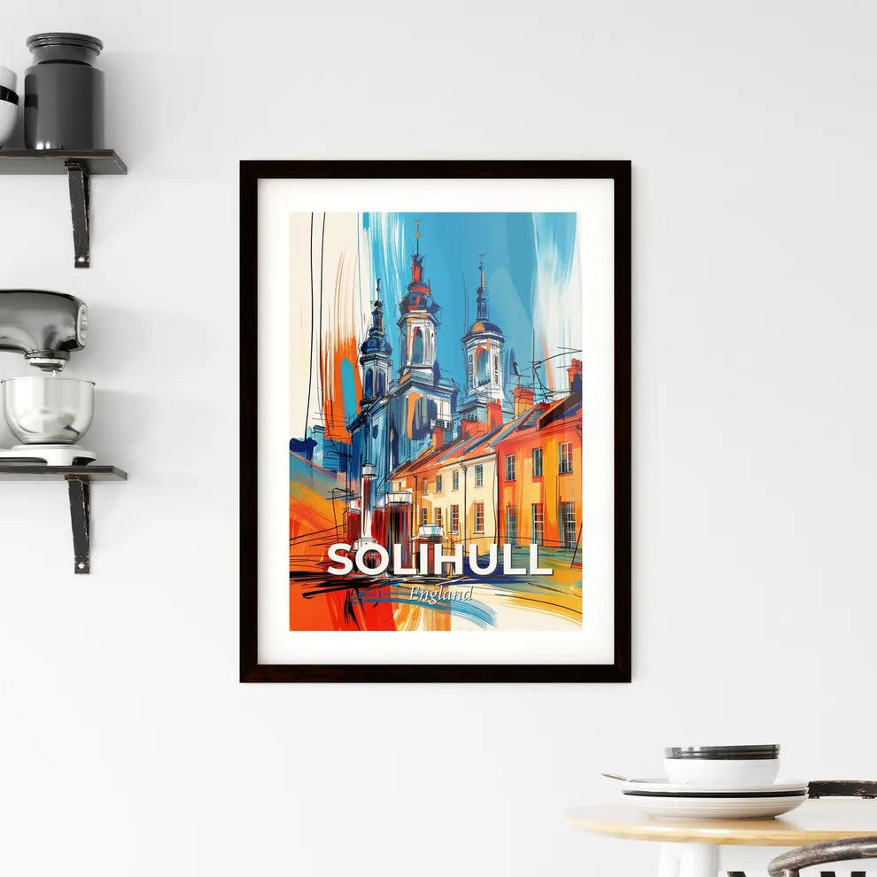 Vibrant Solihull, England Framed Print