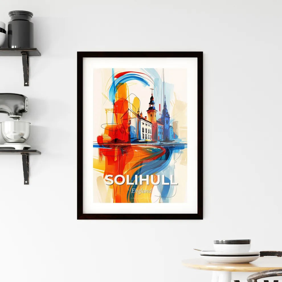 Vibrant Solihull, England Framed Print