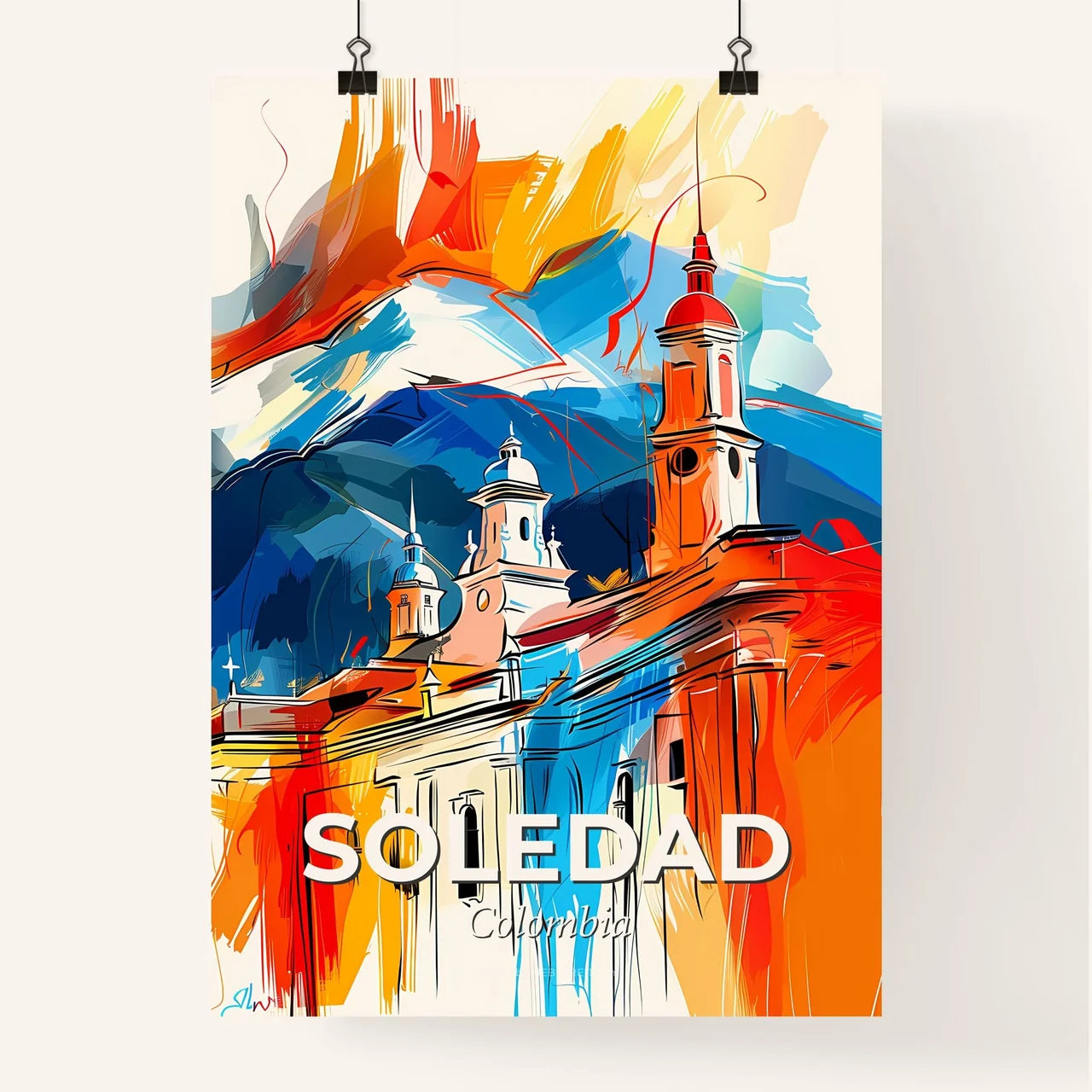 Vibrant Soledad, Colombia Poster