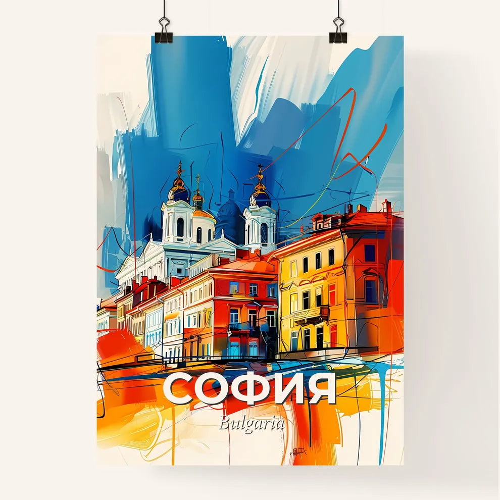 Vibrant София, Bulgaria Poster