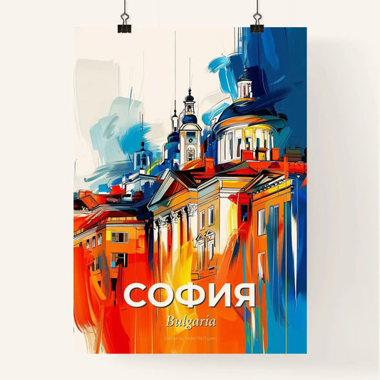 Vibrant София, Bulgaria Poster