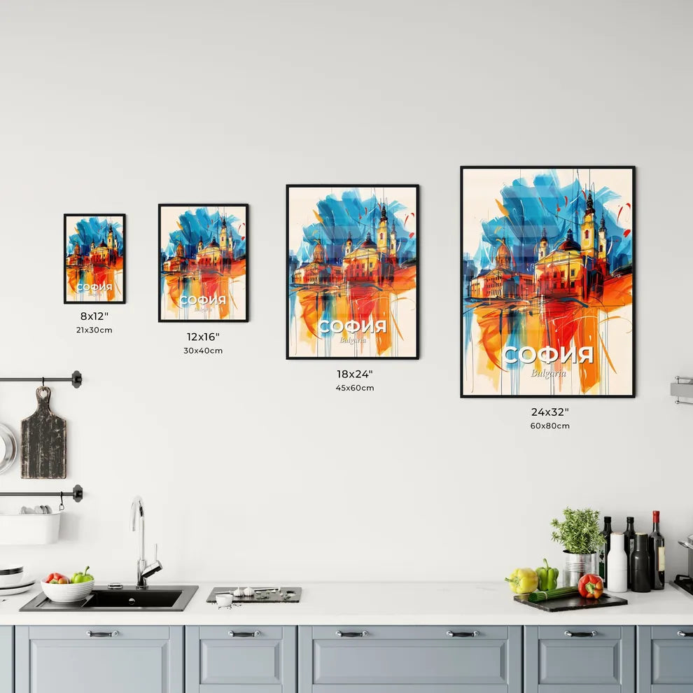 Vibrant София, Bulgaria Kitchen Art