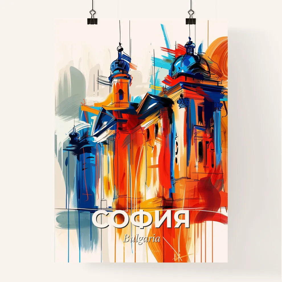 Vibrant София, Bulgaria Poster