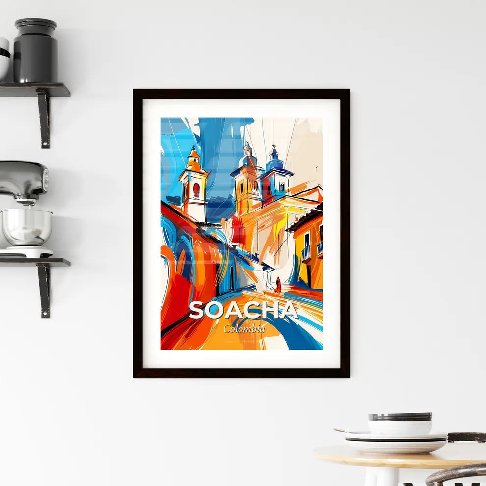Vibrant Soacha, Colombia Framed Print