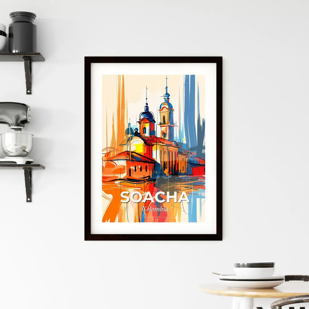 Vibrant Soacha, Colombia Framed Print