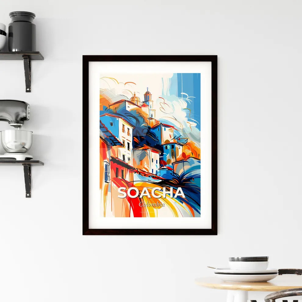 Vibrant Soacha, Colombia Framed Print
