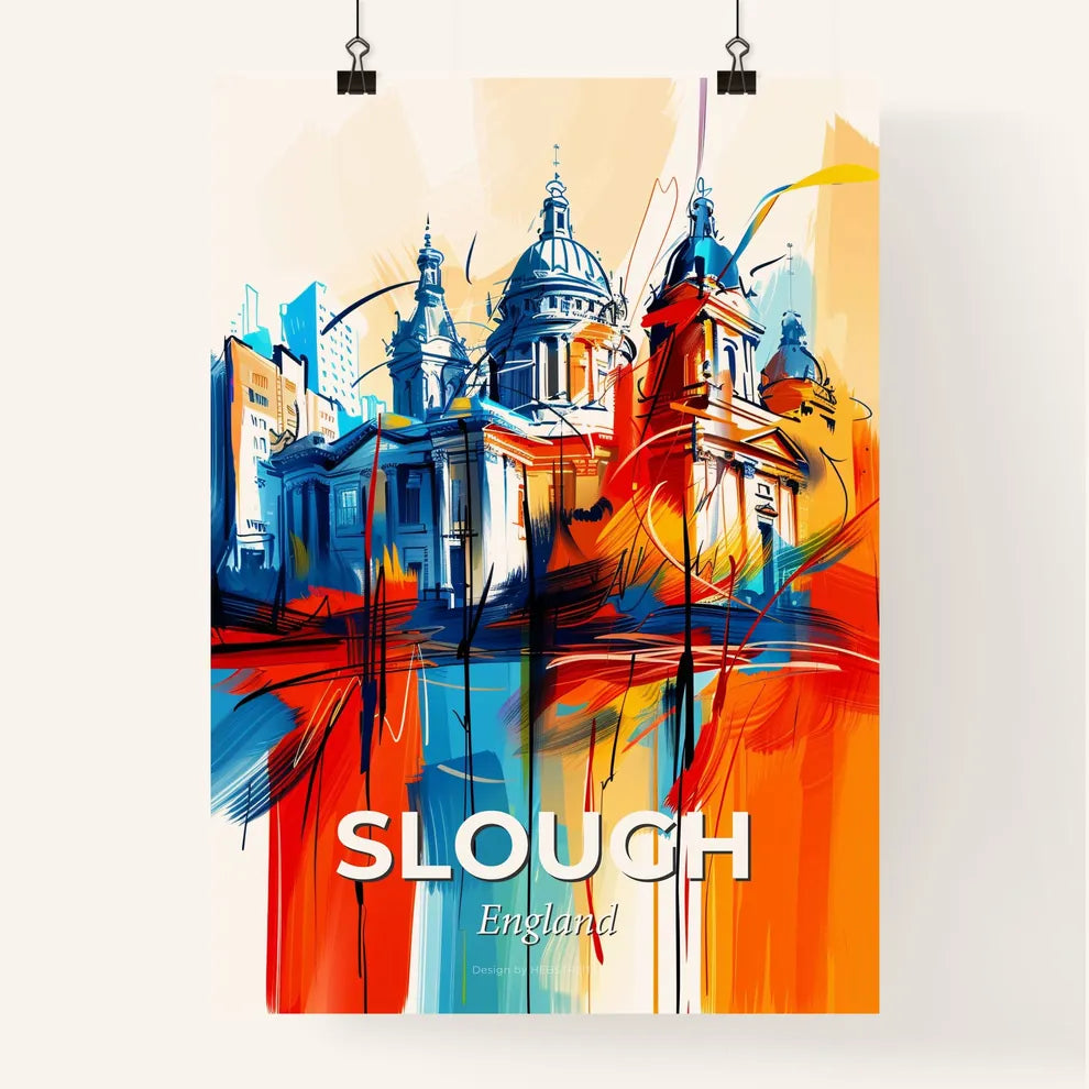 Vibrant Slough, England Poster