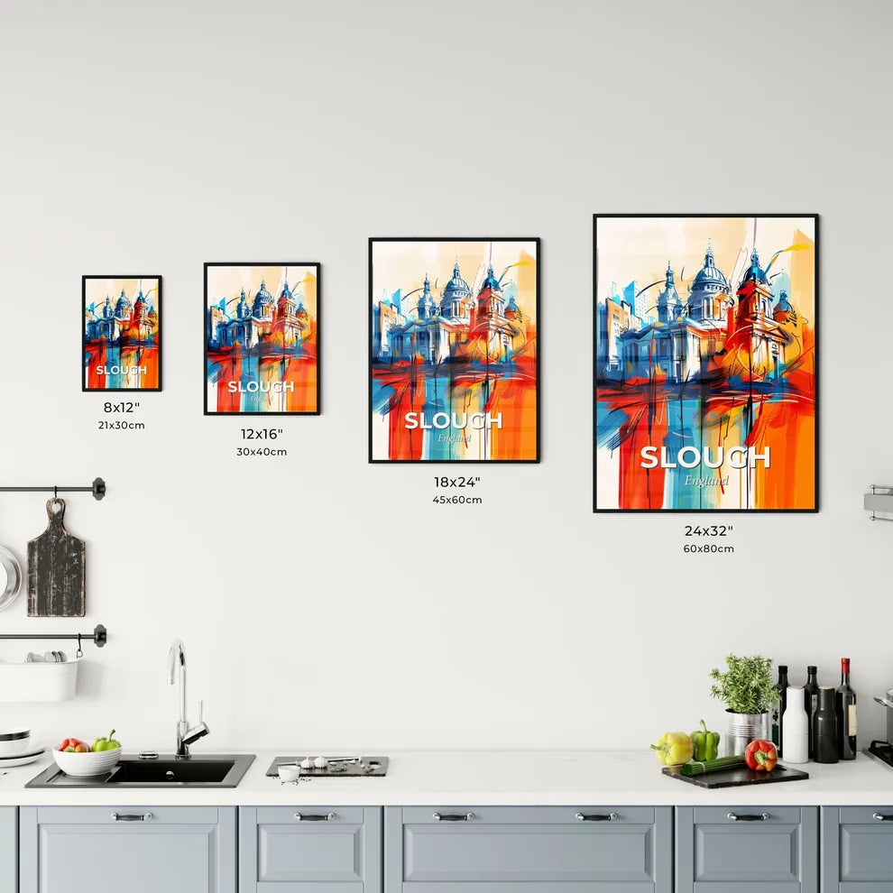 Vibrant Slough, England Kitchen Art