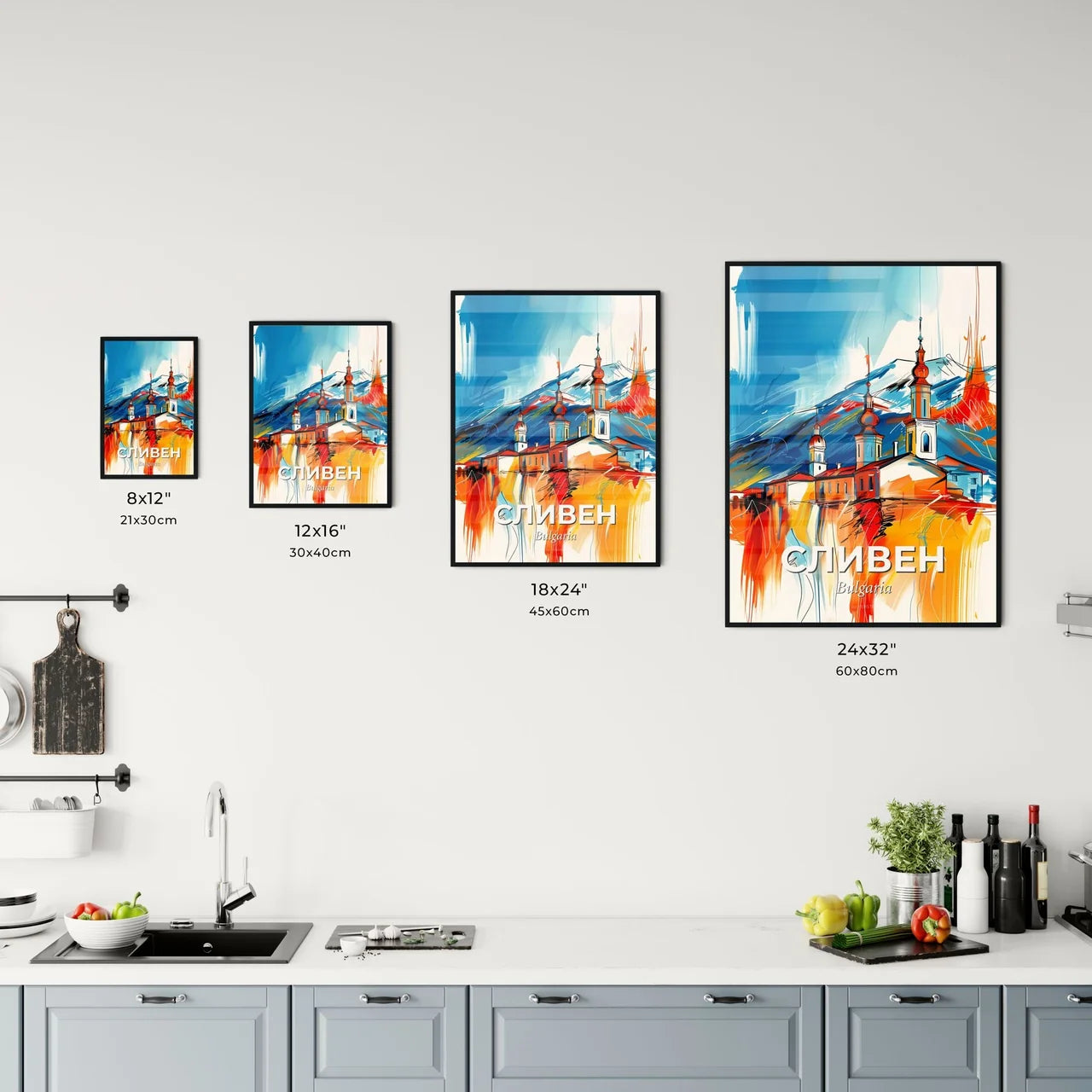 Vibrant Сливен, Bulgaria Kitchen Art