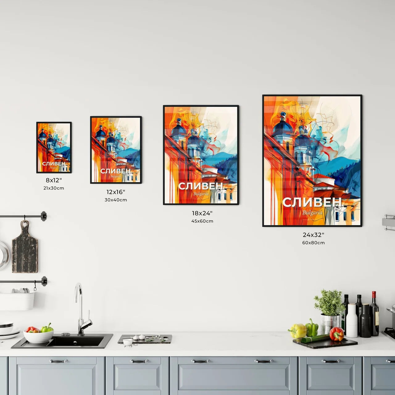 Vibrant Сливен, Bulgaria Kitchen Art