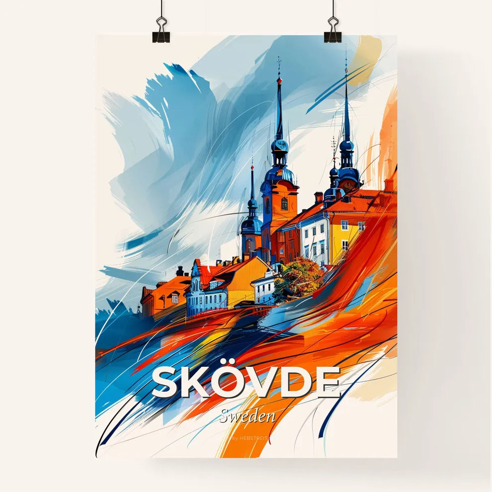 Vibrant Skövde, Sweden Poster