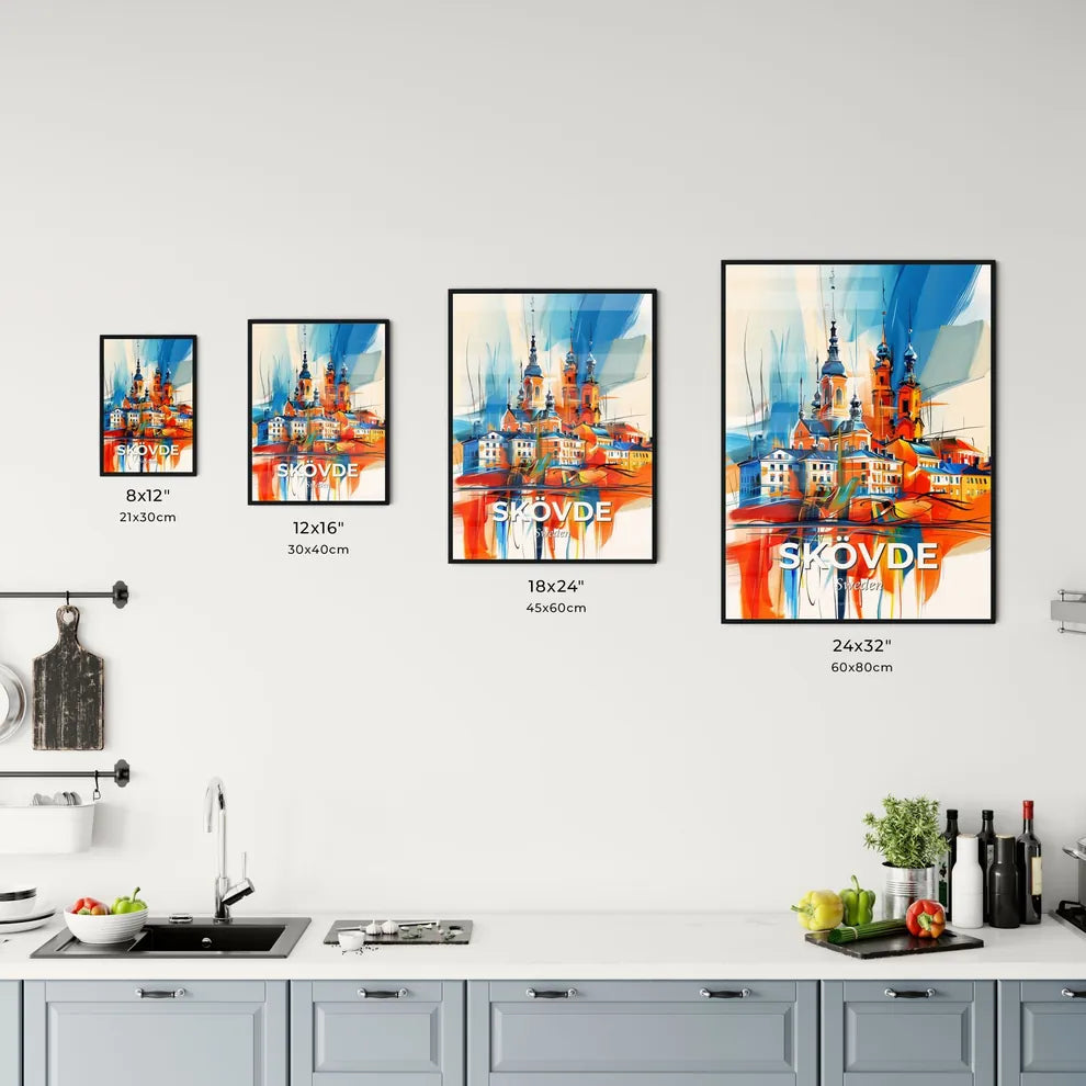 Vibrant Skövde, Sweden Kitchen Art