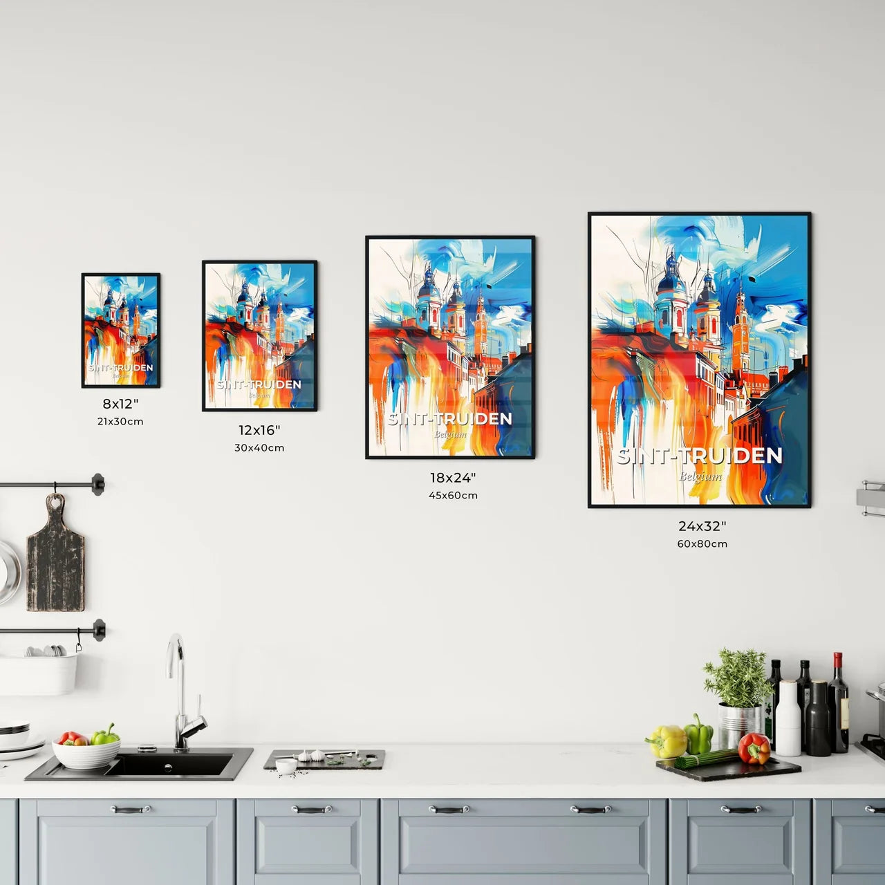 Vibrant Sin Kitchen Art