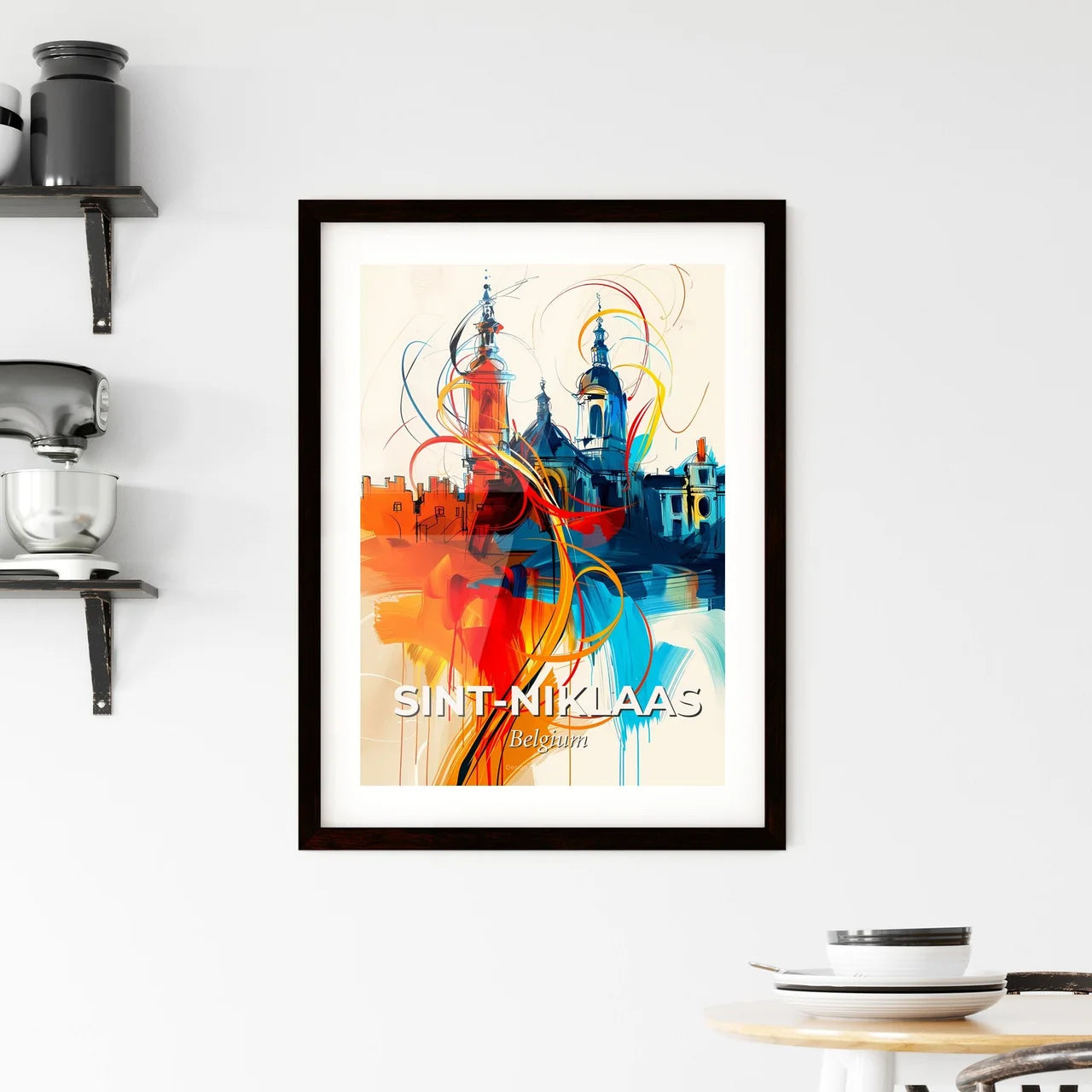 Vibrant Sin Framed Print