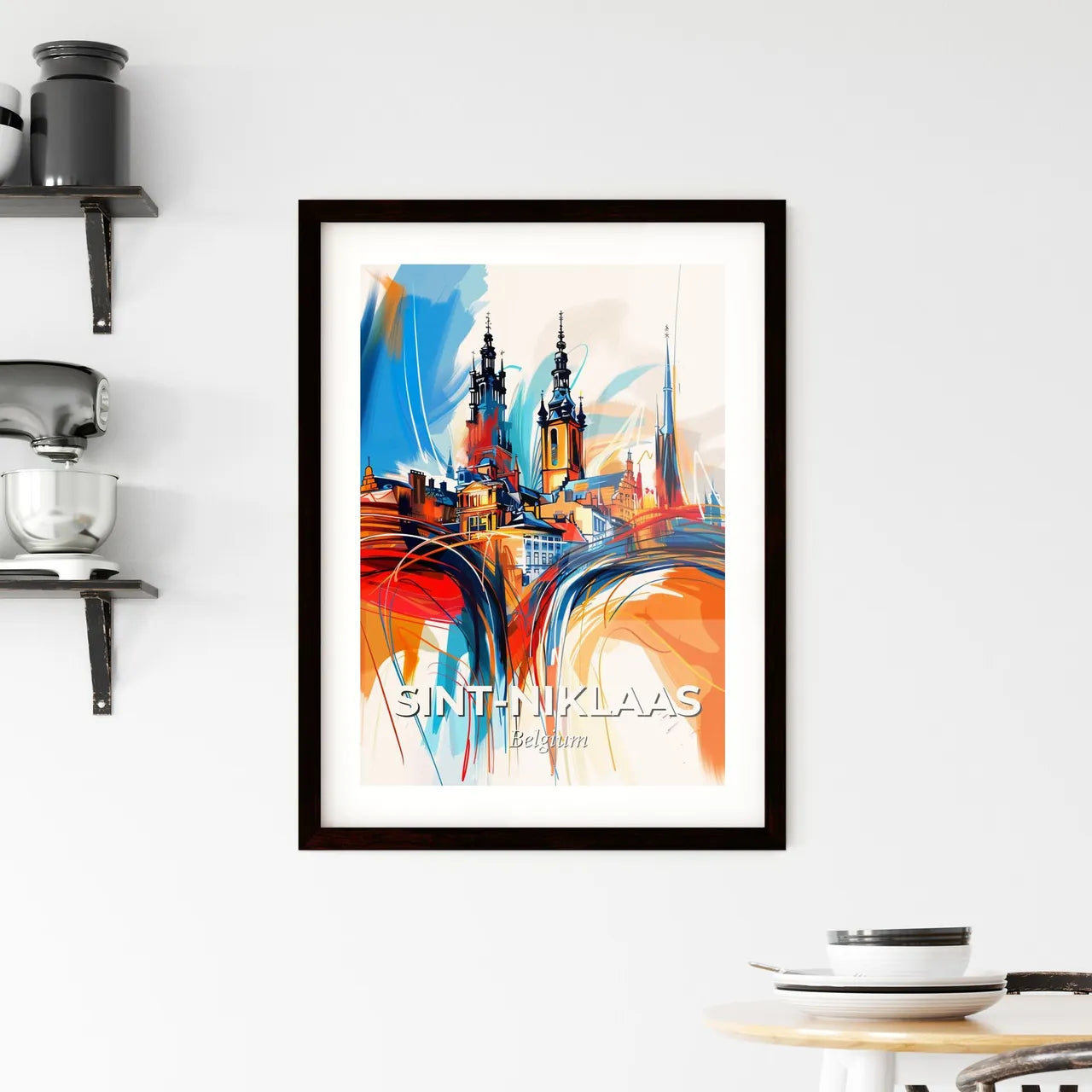 Vibrant Sin Framed Print
