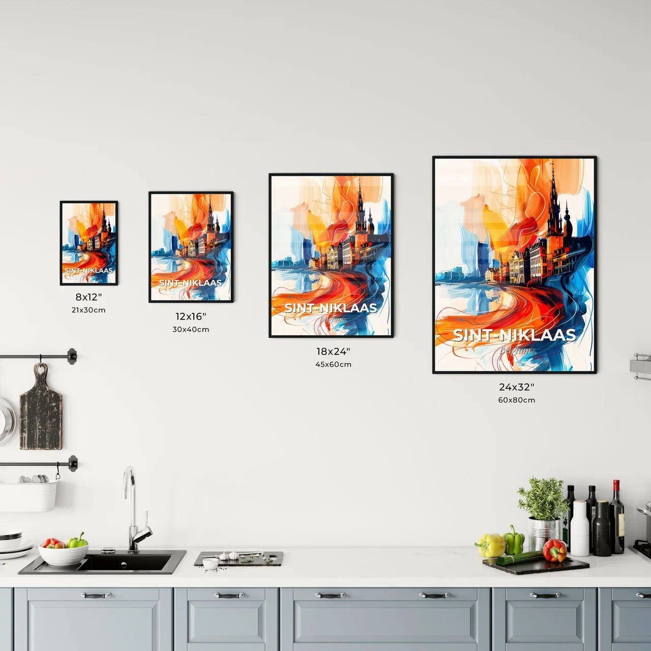 Vibrant Sin Kitchen Art