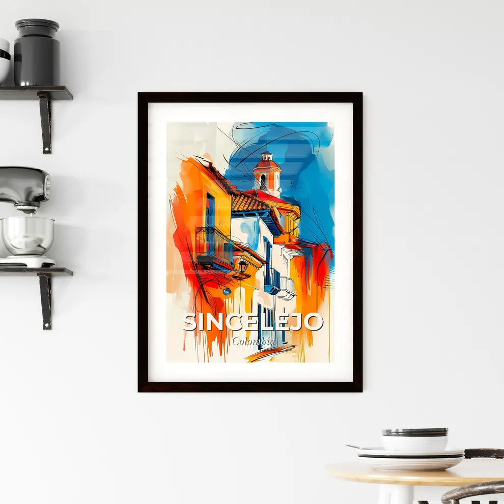 Vibrant Sincelejo, Colombia Framed Print