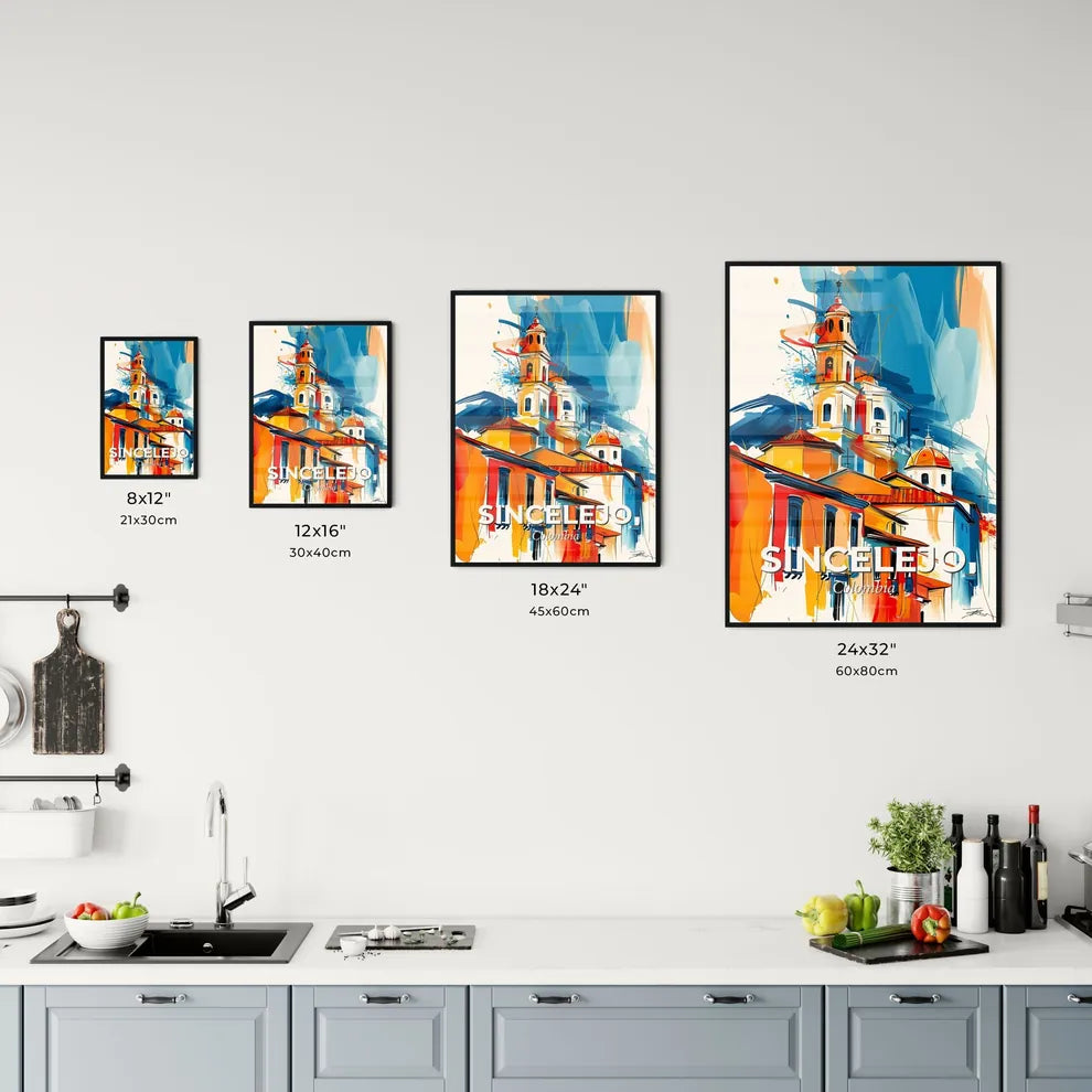 Vibrant Sincelejo, Colombia Kitchen Art