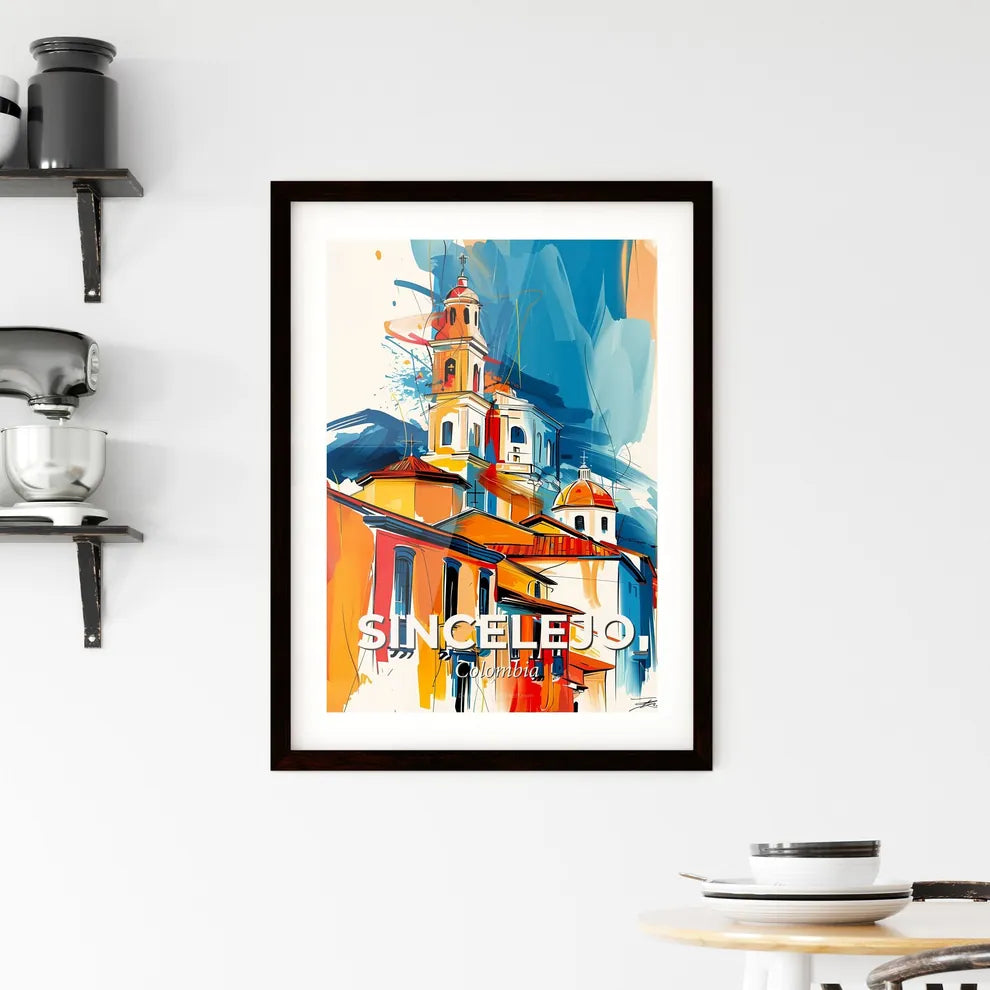 Vibrant Sincelejo, Colombia Framed Print