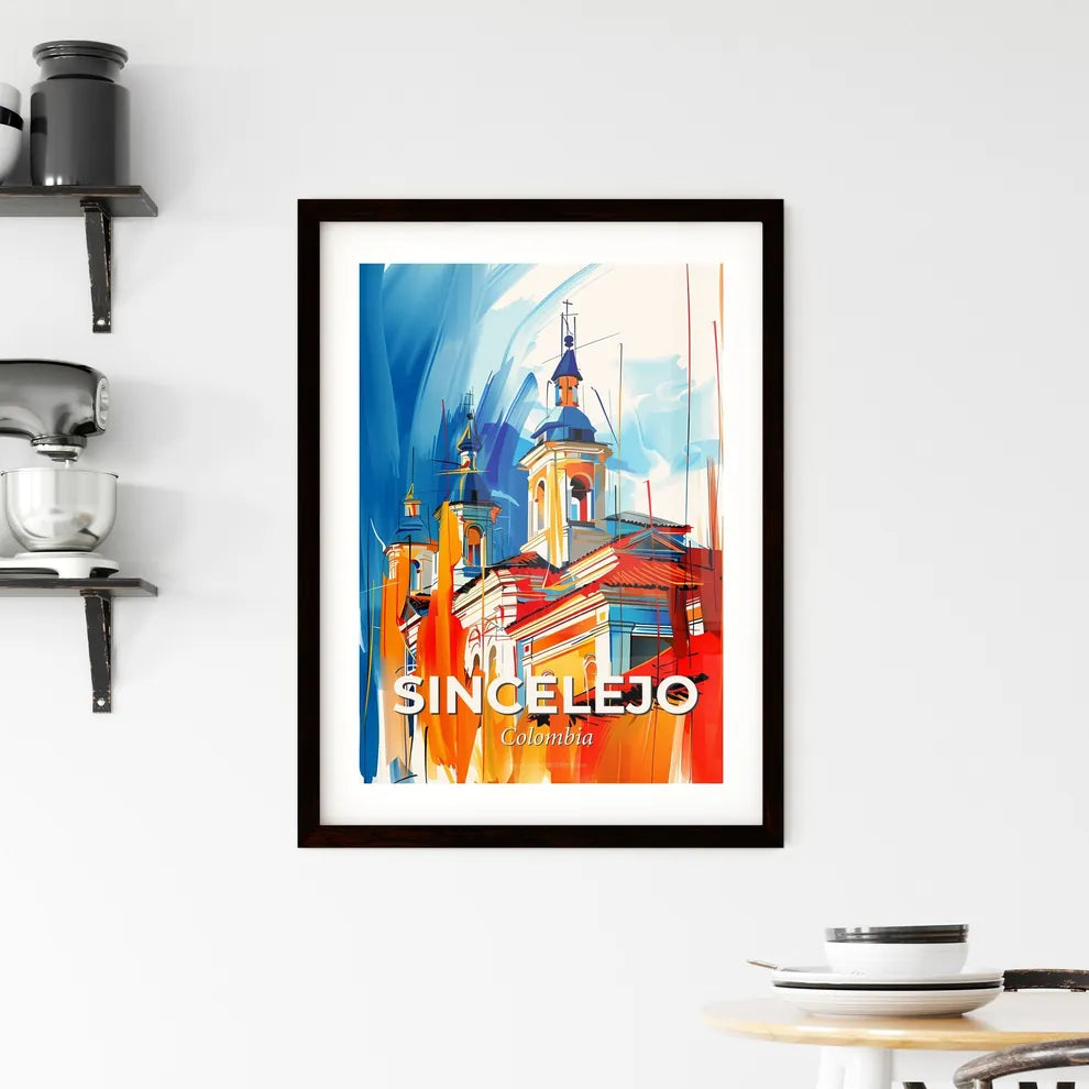 Vibrant Sincelejo, Colombia Framed Print