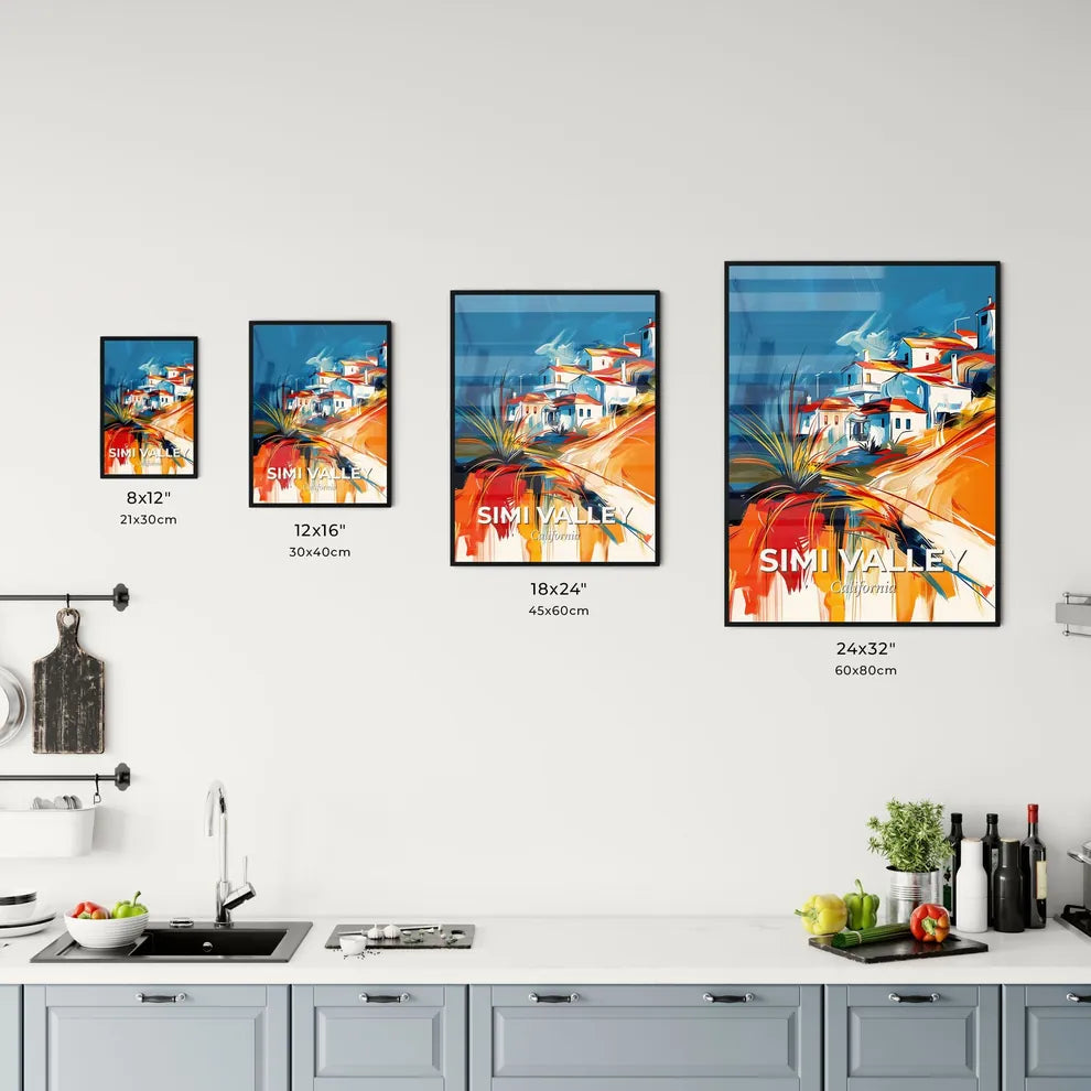 Vibrant Simi Valley, California Kitchen Art
