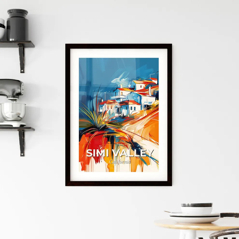 Vibrant Simi Valley, California Framed Print