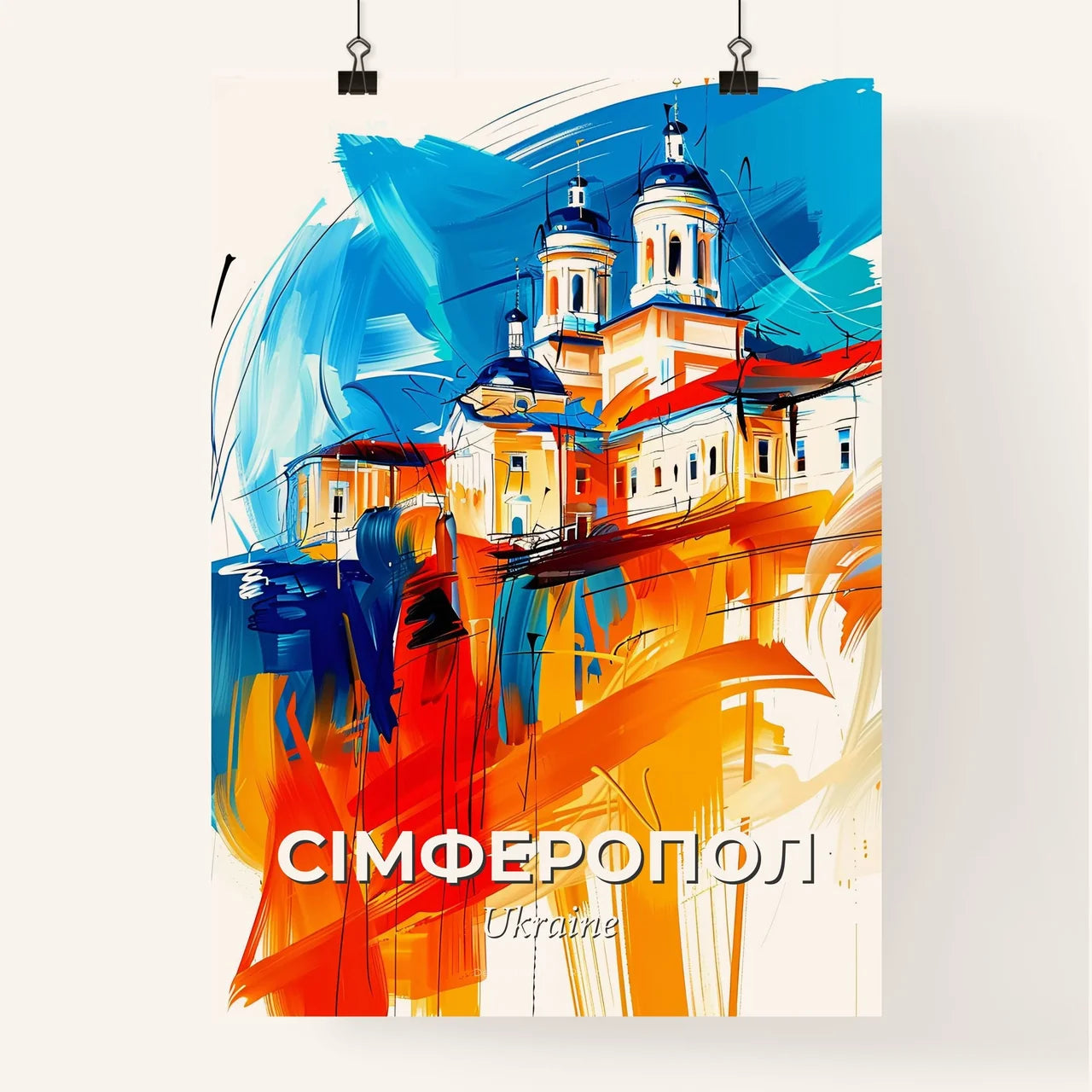 Vibrant Сімферопол, Ukraine Poster