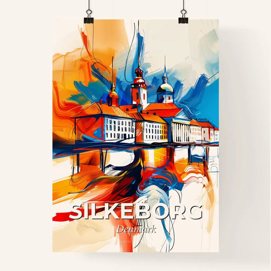 Vibrant Silkeborg, Denmark Poster