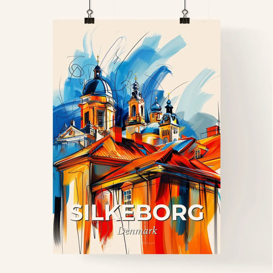 Vibrant Silkeborg, Denmark Poster