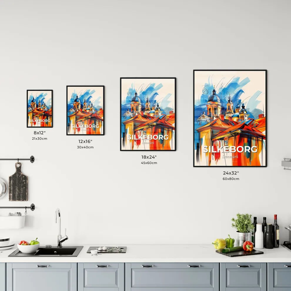 Vibrant Silkeborg, Denmark Kitchen Art