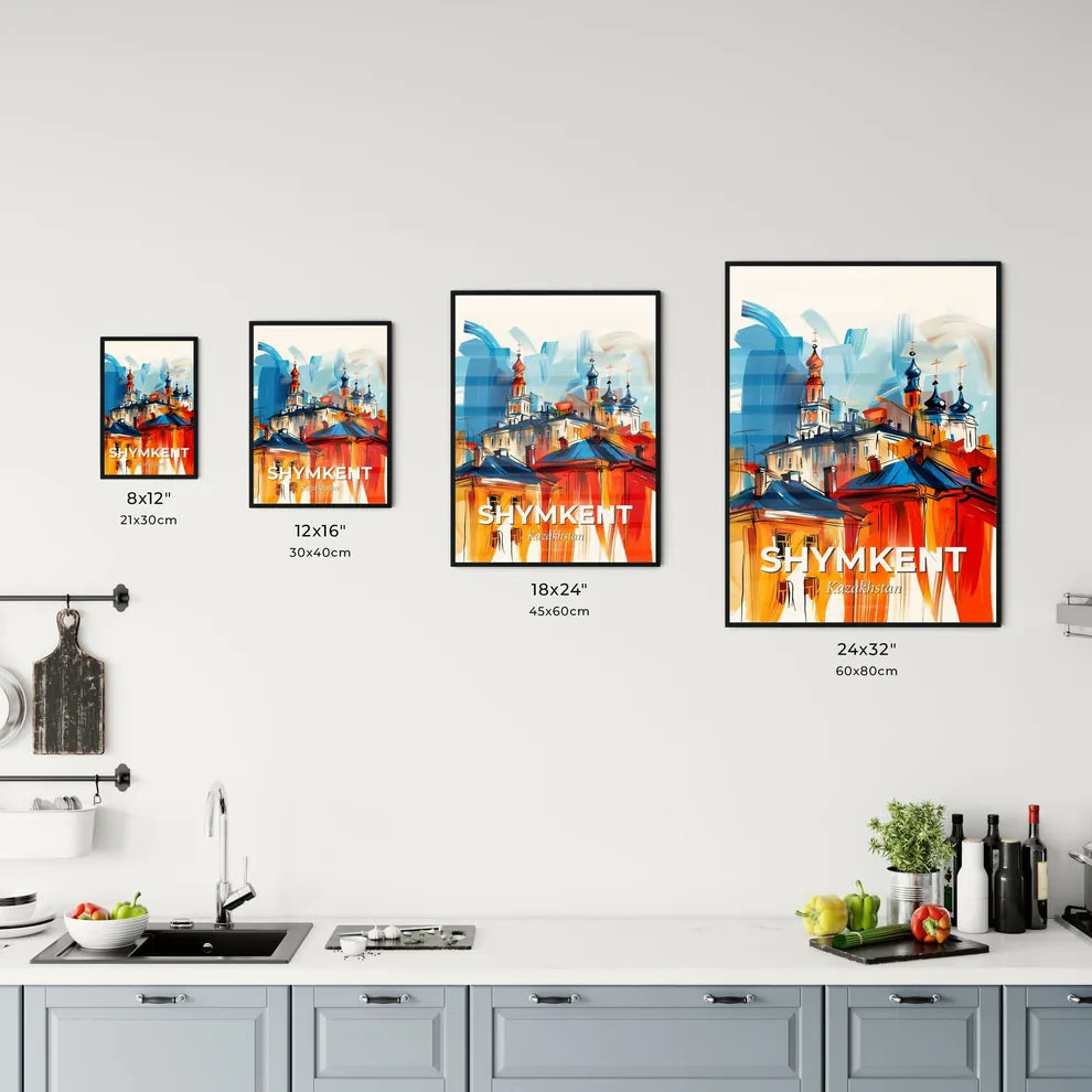 Vibrant Shymkent, Kazakhstan Kitchen Art