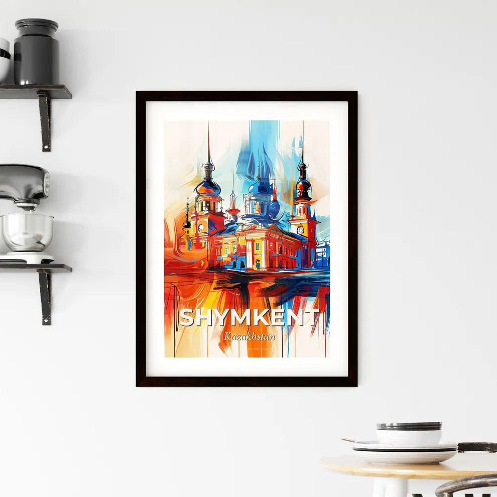 Vibrant Shymkent, Kazakhstan Framed Print