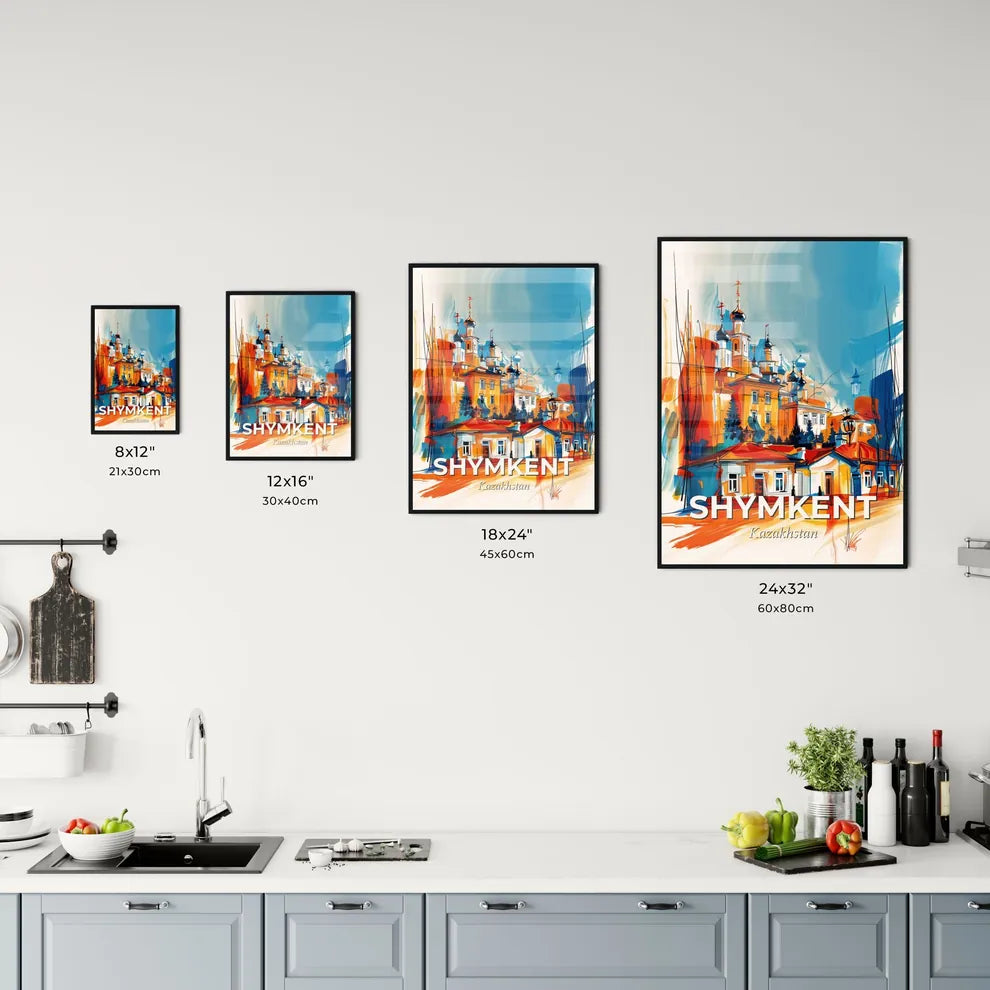 Vibrant Shymkent, Kazakhstan Kitchen Art