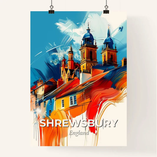 Vibrant Shrewsbury, England Poster
