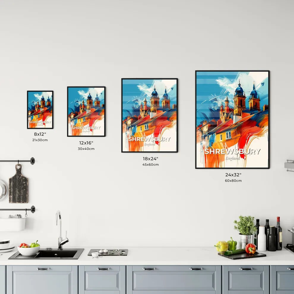 Vibrant Shrewsbury, England Kitchen Art
