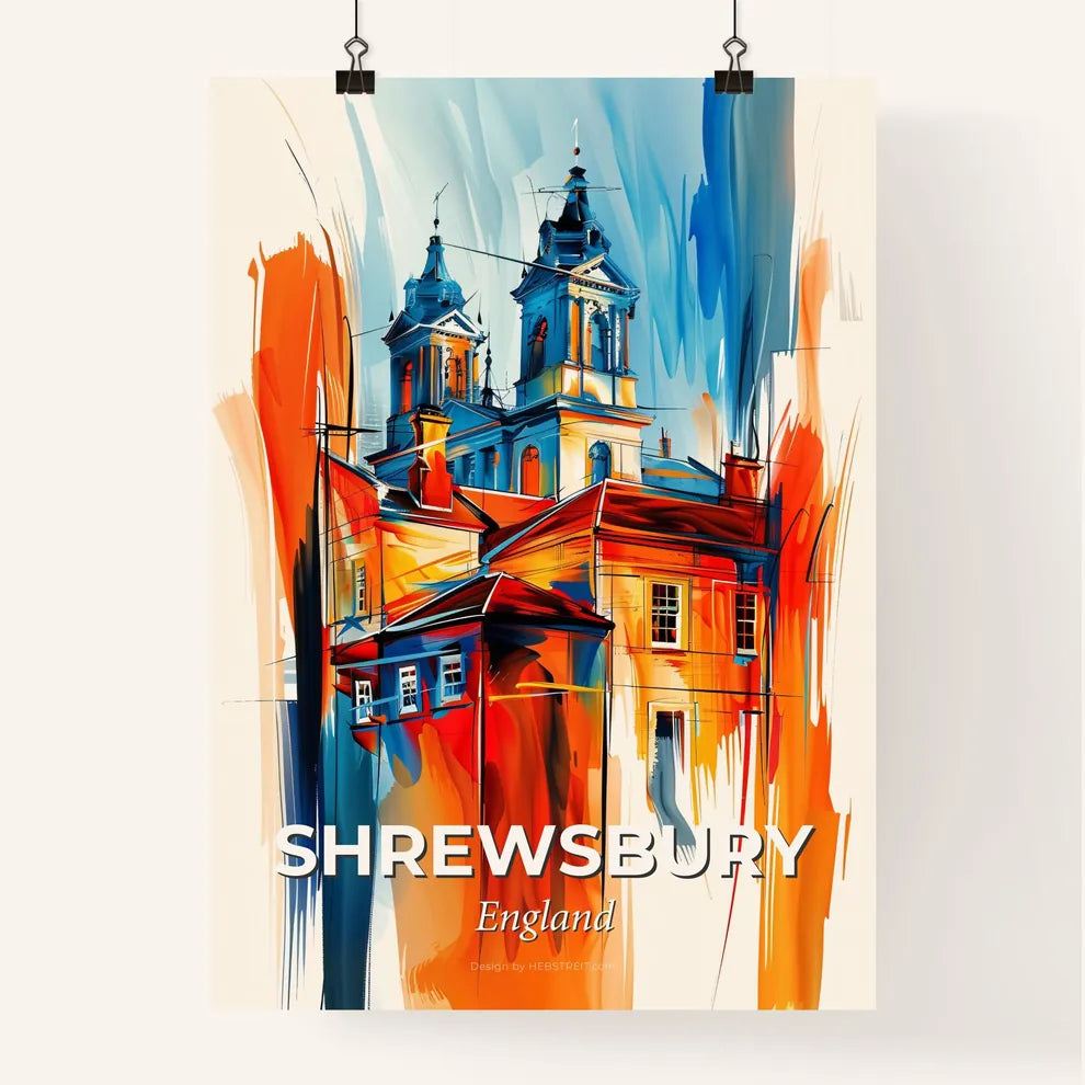 Vibrant Shrewsbury, England Poster