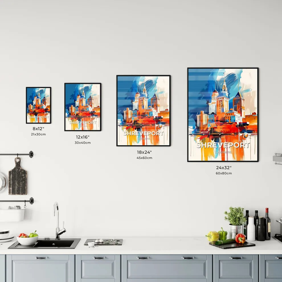 Vibrant Shreveport, Louisiana Kitchen Art