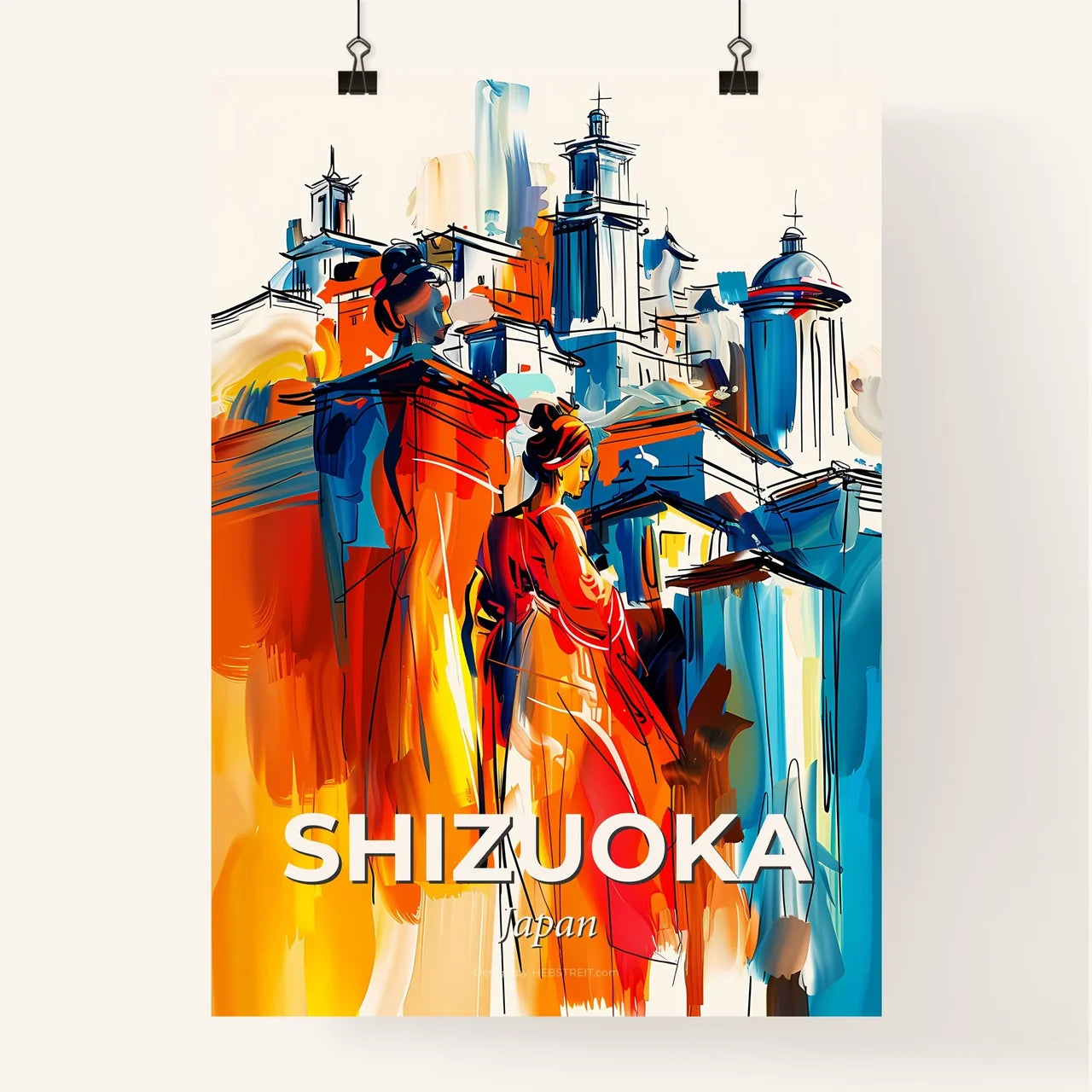 Vibrant Shizuoka, Japan Poster
