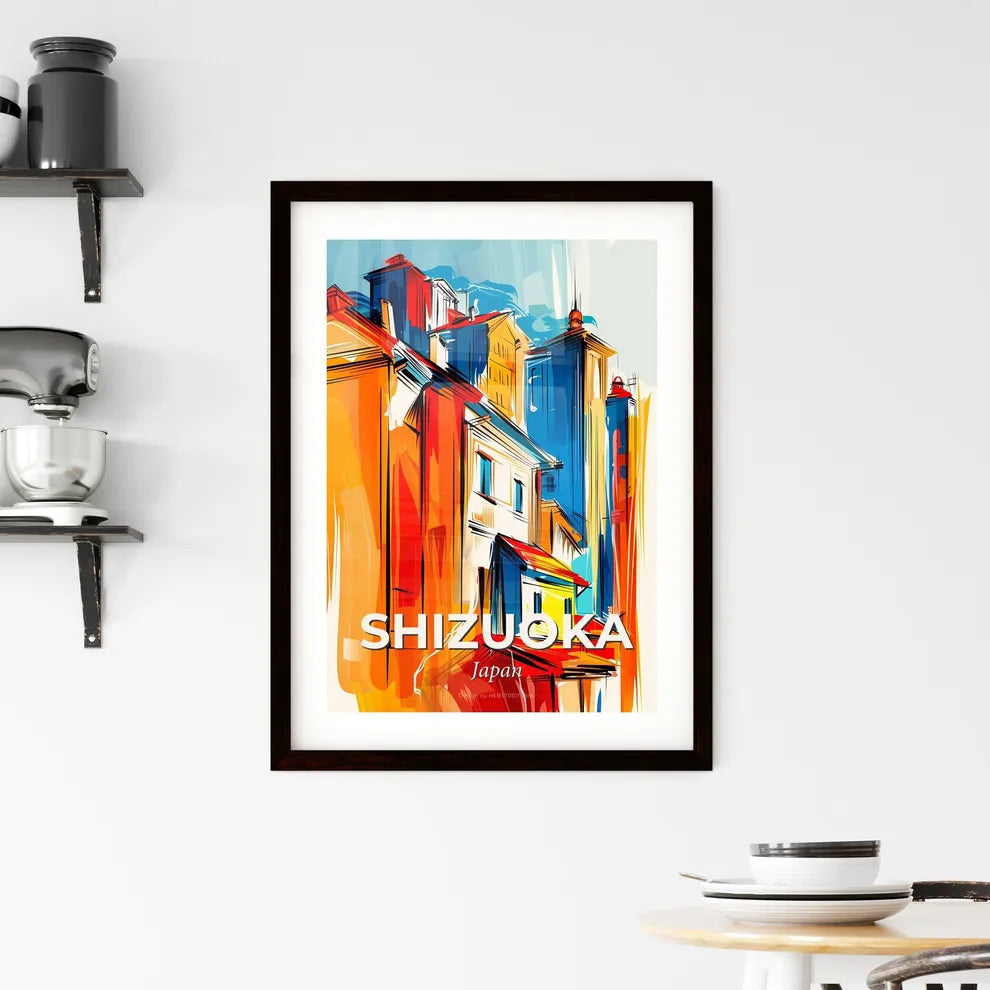 Vibrant Shizuoka, Japan Framed Print