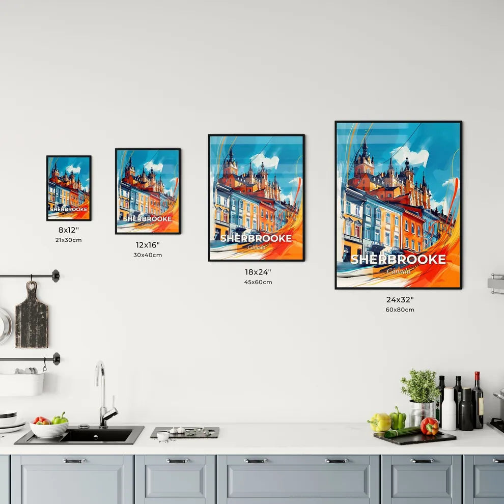 Vibrant Sherbrooke, Canada Kitchen Art