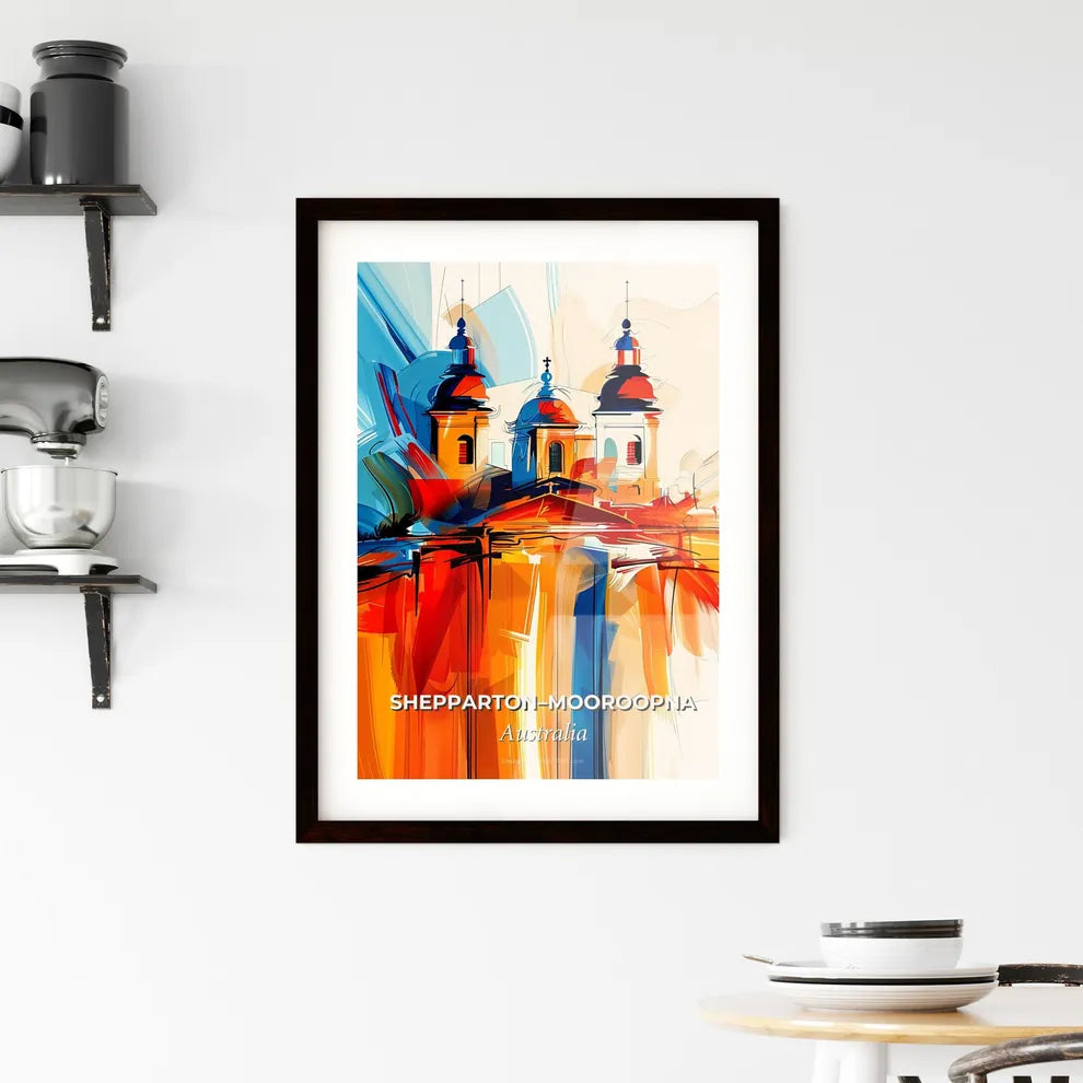 Vibrant Shepparton–Mooroopna, Australia Framed Print