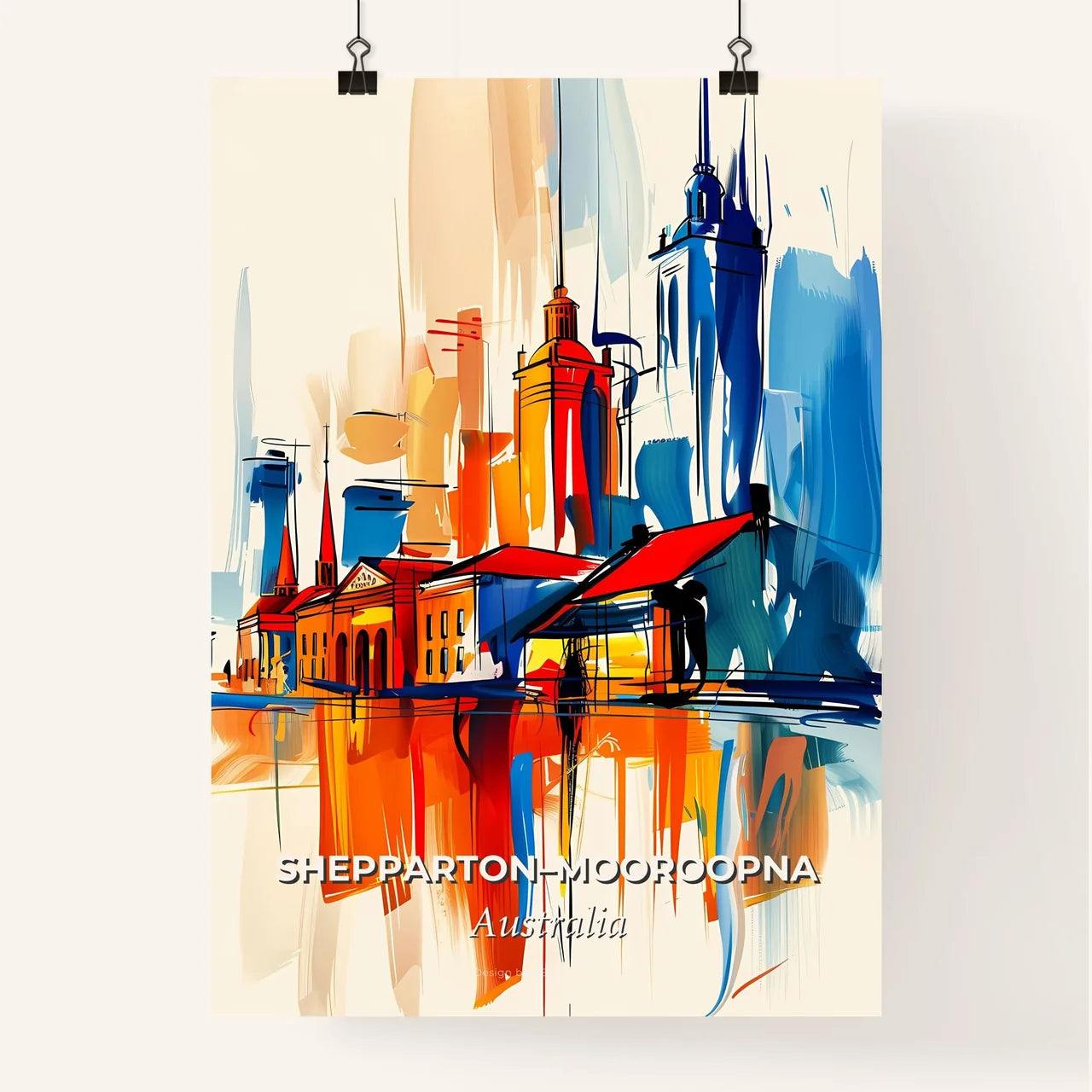 Vibrant Shepparton–Mooroopna, Australia Poster
