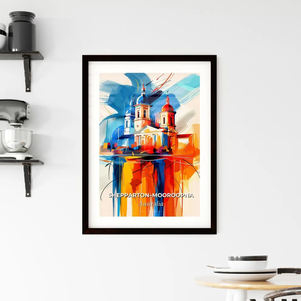 Vibrant Shepparton–Mooroopna, Australia Framed Print