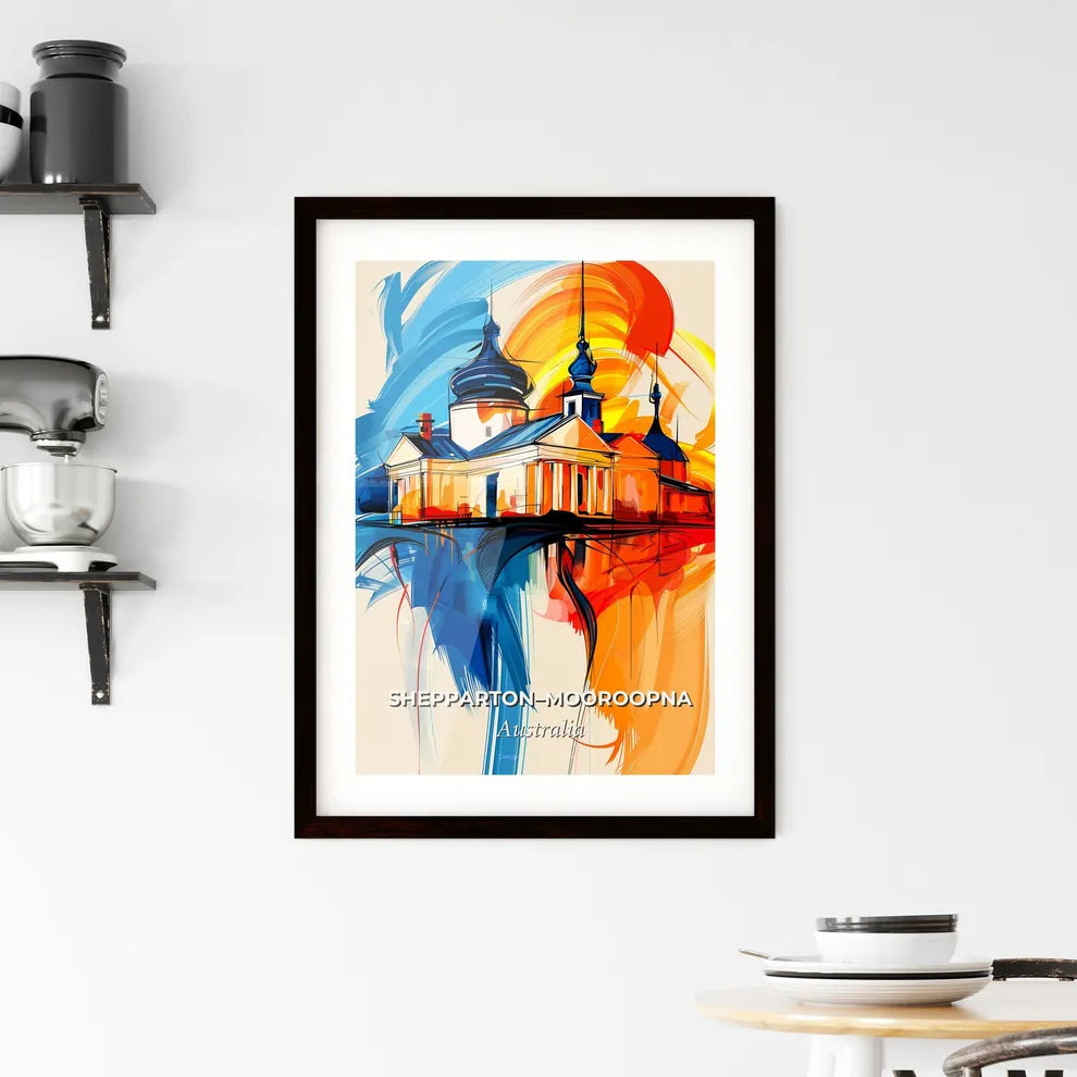 Vibrant Shepparton–Mooroopna, Australia Framed Print