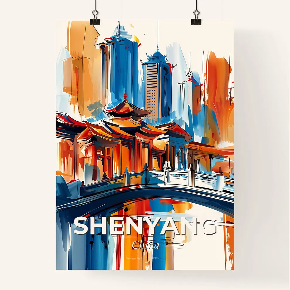 Vibrant Shenyang, China Poster