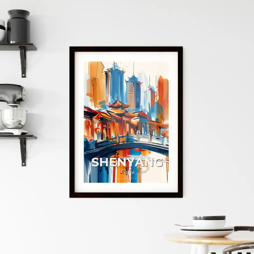 Vibrant Shenyang, China Framed Print
