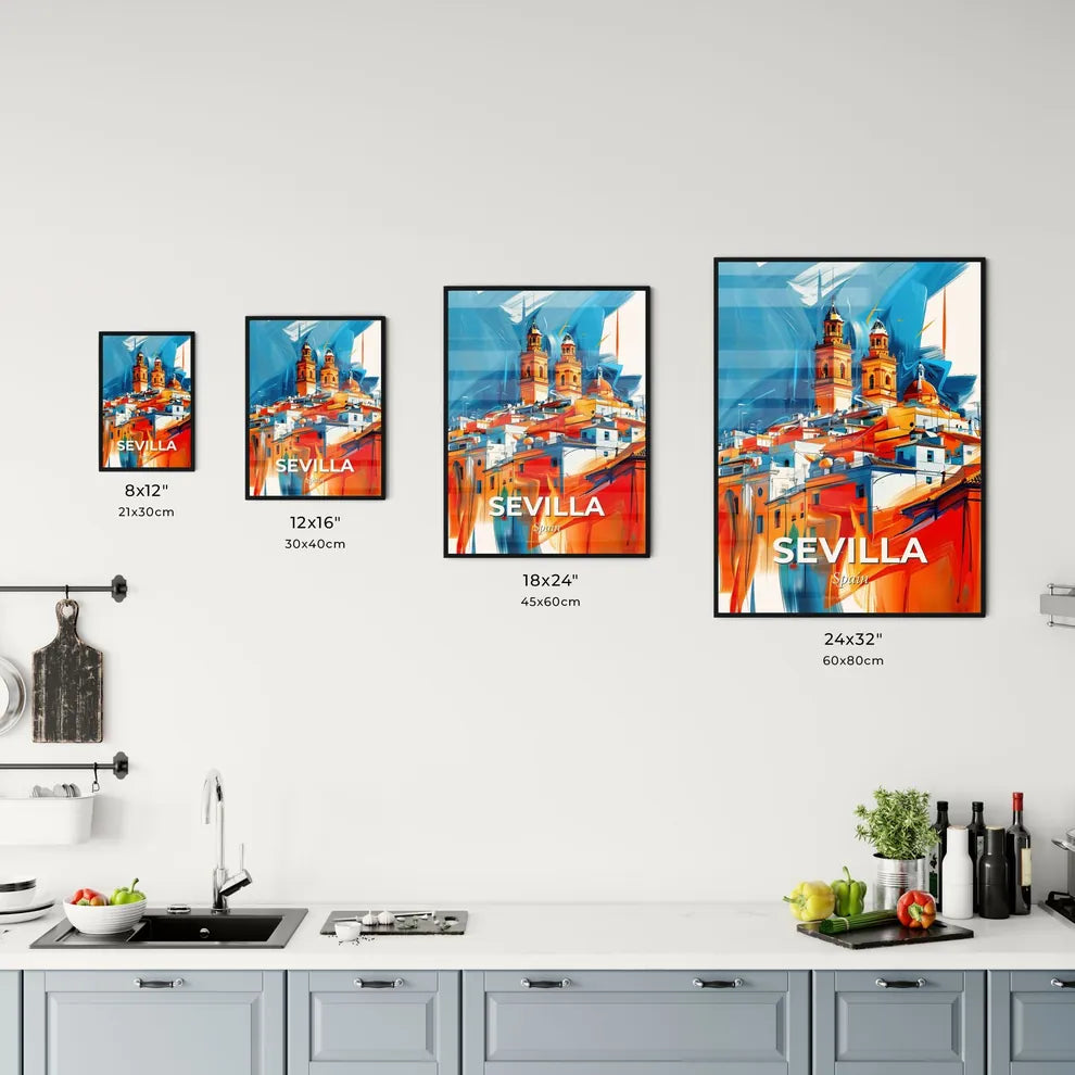 Vibrant Sevilla, Spain Kitchen Art